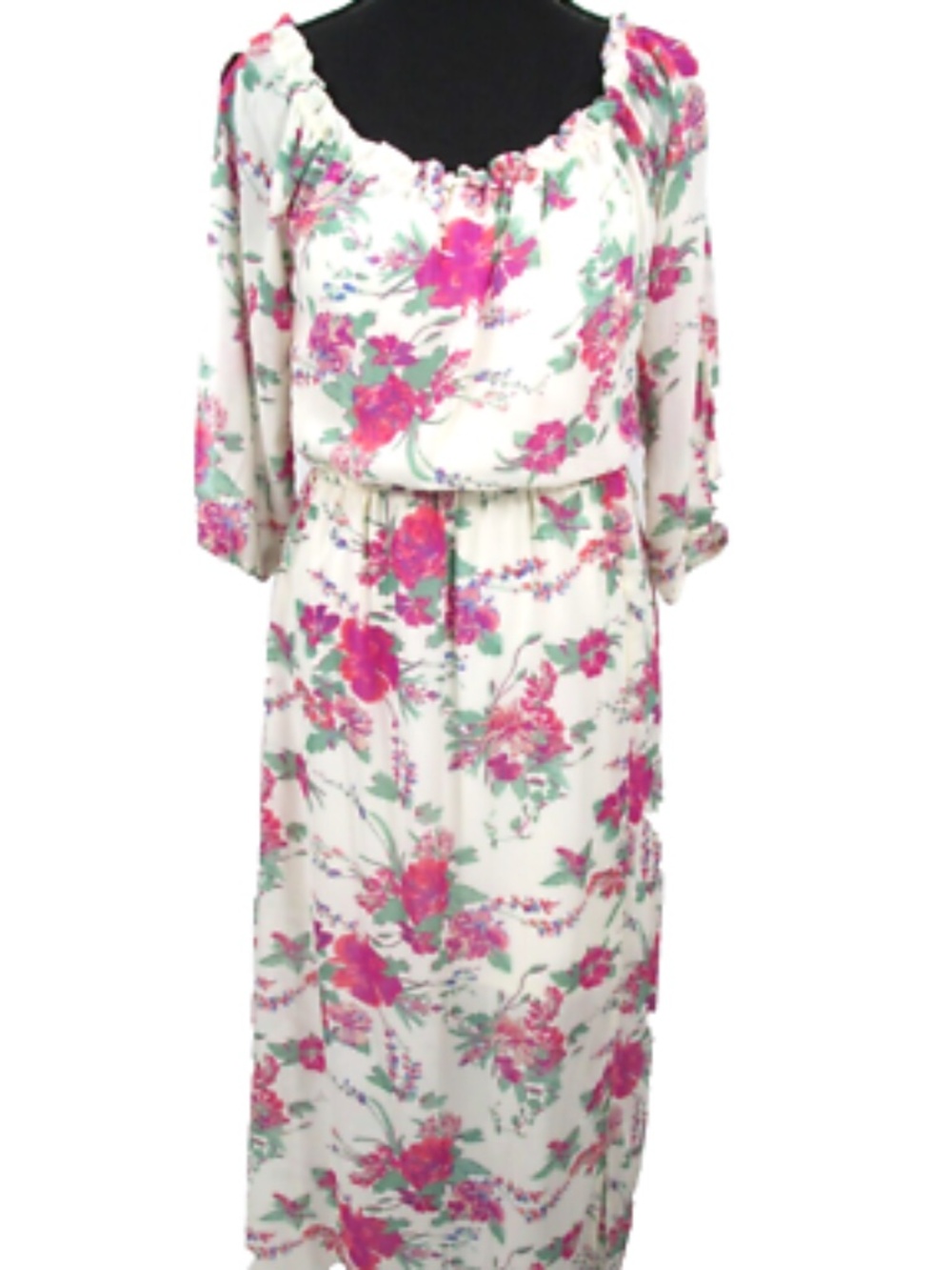 Forever 21 Long Sleeve Floral Maxi Dress